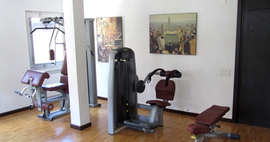 affitto a lugano con sala technogym